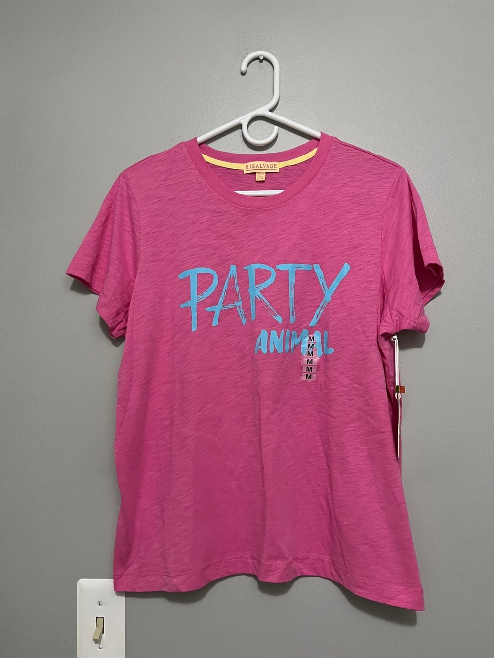 P.J.Salvage Party Animal Pink Graphic Tee